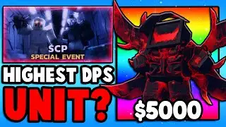 DEV дал мне OP SKIBIDI SCP-001 UNIT! *0,05%* (ТВ-защита)