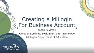 Creating a MiLogin For Business Account