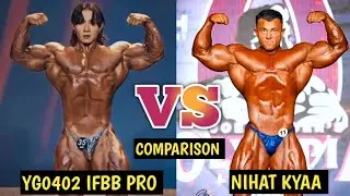 YG0402 IFBB Pro VS Nihat Kyaa Posing Comparison #comparison #bodybuilding #posing #fitnesscomparison
