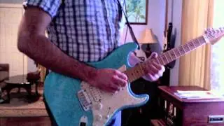 Sparkly Lonestar Strat with Strymon Brigadier Delay