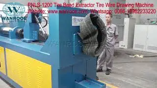 Tire Bead Extractor,Tire Wire Drawing Machine,Car Truck Tire Recycling Machine
