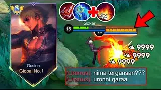 FLAWLESSS DAMAGE 100%!! GUSION MAX DAMAGE BUILD💀 (must try)