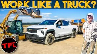 Старый против нового рабочего грузовика: сможет ли электромобиль Chevy Silverado 2024 года работа...