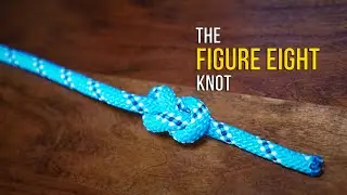 How to Tie the Figure Eight Knot in UNDER 60 SECONDS!! - Learn How in 10 SECONDS!!