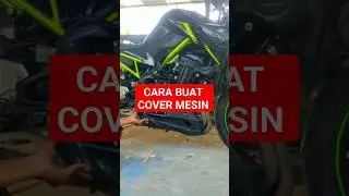 tutorial cara buat cover mesin dari resin #modifikasi #motor #otomotif #short #viral #trendingvideo