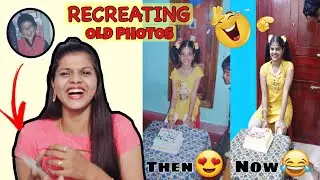 I RECREATED MY CHILDHOOD PICTURES| I Recreated My Old Photos|Funny Recreation |Jenni's Hacks