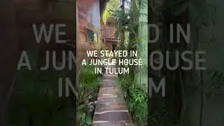 WE STAYED AT A JUNGLE HOUSE IN TULUM