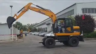 Отгрузка колесного экскаватора XINIU XN120