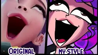 GOOFY KPOP DEMON HUNTERS #capcut #fanart #kpopdemonhunters #ibispaintx Rumi Mira Zoey memeart