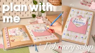 Planea conmigo mi bullet journal de Febrero 💌 | Plan with me: February 2026