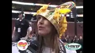 Molly WINS Wing Bowl 22