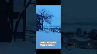 #hope #snowyevening #motivation