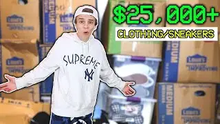 Unboxing 10 Storage Unit Boxes of RARE/UNSEEN Streetwear from my Collection!