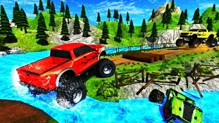Off-road Monster Truck Driving - Monster Truck Forest Driving - Android Gameplay 