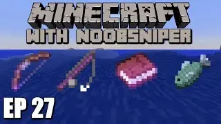 AFK FISH FARM TUTORIAL & LOOT | Minecraft with NoobSniper Episode 27