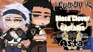 🍀 Black Clover Captains React to Asta│Black Clover Reacts 🍀
