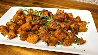 Irresistible Roasted Rosemary Sweet Potatoes