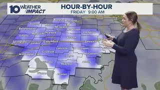 Columbus, Ohio afternoon forecast | Tracking snowfall for Friday morning