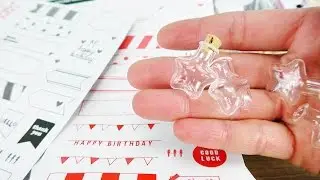 HAUL Amazon deutsch | MINI - HAUL Filofax Sticker und Glasflaschen in Stern Form für tolle DIY Ideen