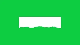 Paper Piece Cut Single Side Effect Animation | Green Screen