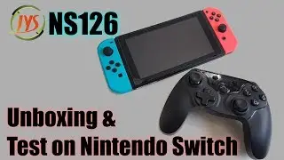 JYS-NS126 wireless gamepad for Nintendo Switch (from GearBest) - Unboxing and test (motion & rumble)