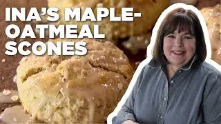 Ina Garten's Maple-Oatmeal Scones | Barefoot Contessa | Food Network