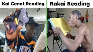 Kai Cenat Reading Book Meme vs Rakai Reading Book