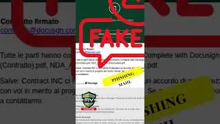 🚨06-10-2025: Fake mail da Docusign - Phishing