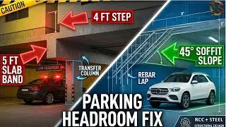 Parking Clearance Problem, Smart Rebar + Sloped Soffit Fix 🔩📐OptiStruX