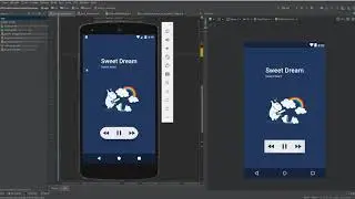 Sweet Dream app (Simple Android user Interface Design).
