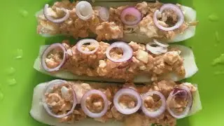 Healthy Tuna boat cucumber salad | Momshie Bhing Kitchen