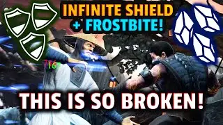 MK Mobile. This Infinite Shield Strategy is INSANE! Never Ending Frostbite + Shield.