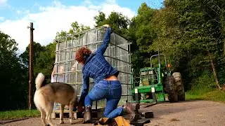 Making an EASY corn crib & saving seeds - Ep. 166