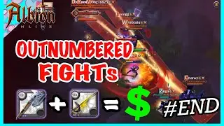 Greataxe PvP Albion Online | Dungeon Diving And Ganking | Open World PvP #END
