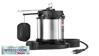 VEVOR Submersible Sewage Pump 1HP 5770GPH Cast Iron Sewage Water Pump