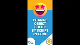 Change object color by script in CORE | Core Games Editor Code Tutorial