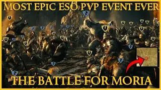 MOST EPIC ESO PVP EVENT EVER! The Battle For Moria! RPPVP Community Event! #eso #esopvp #lotr