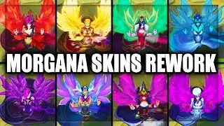 All Morgana Skins Spotlight Rework 2019 Blackthorn Exiled Victorious Ghost Bride (League of Legends)