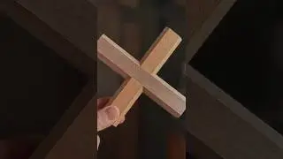 How to make wooden cross #shortvideo #viralvideo