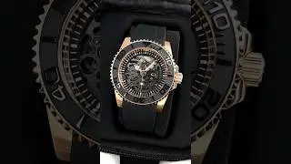YM Skeleton RG ⚙️ #skeleton #horology #customized #yachtmaster  #seikomod #shortswatch