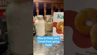 🥣 How to Keep your Cereal from going Stale! #vacuumsealer #foodstorage #prepping #stockup