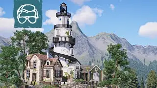 Planet Coaster 2 - Blueprint - Lighthouse - Helter Skelter Ride Skin