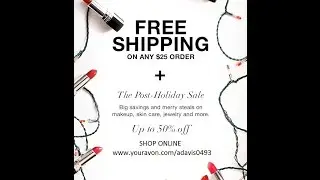 AVON Free Shipping and how to apply coupon codes