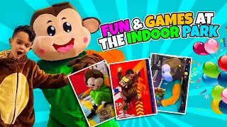 Hilarious Kids Prank Wars: Lucas Vs. Monkey - Fun & Games at the Indoor Park