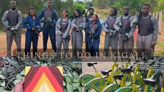 Fun ACTIVITIES in KIGALI🇷🇼|| biking 🚴🏾&zwj;♀️ + Painting 🎨 & Paintballing