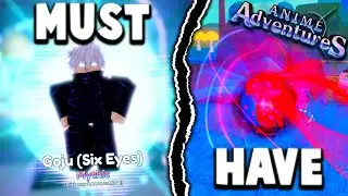 *NEW* GOJU (SIX EYES) SHOWCASE *STRONGEST UNIT* UPDATE 6! IN ANIME ADVENTURES ROBLOX