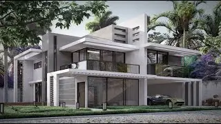 Modern Luxury Villa  Photorealistic 3D Architectural Visualization