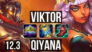 VIKTOR vs QIYANA (MID) | 69% winrate, 12/4/20 | EUW Diamond | 12.3