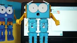 Marty the Robot - servo current measurement - plotting in Scratch