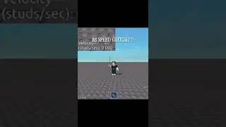 R6 SPEED GLITCH? ⏩💨😯 #roblox #shorts #hack